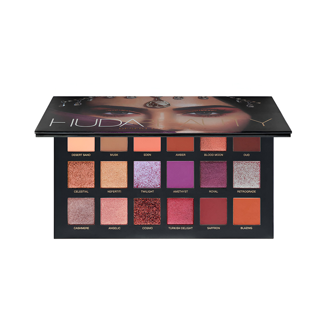 huda-beauty-desert-dusk-eyeshadow-palette پالت سایه هدی بیوتی مدل Desert Dusk
