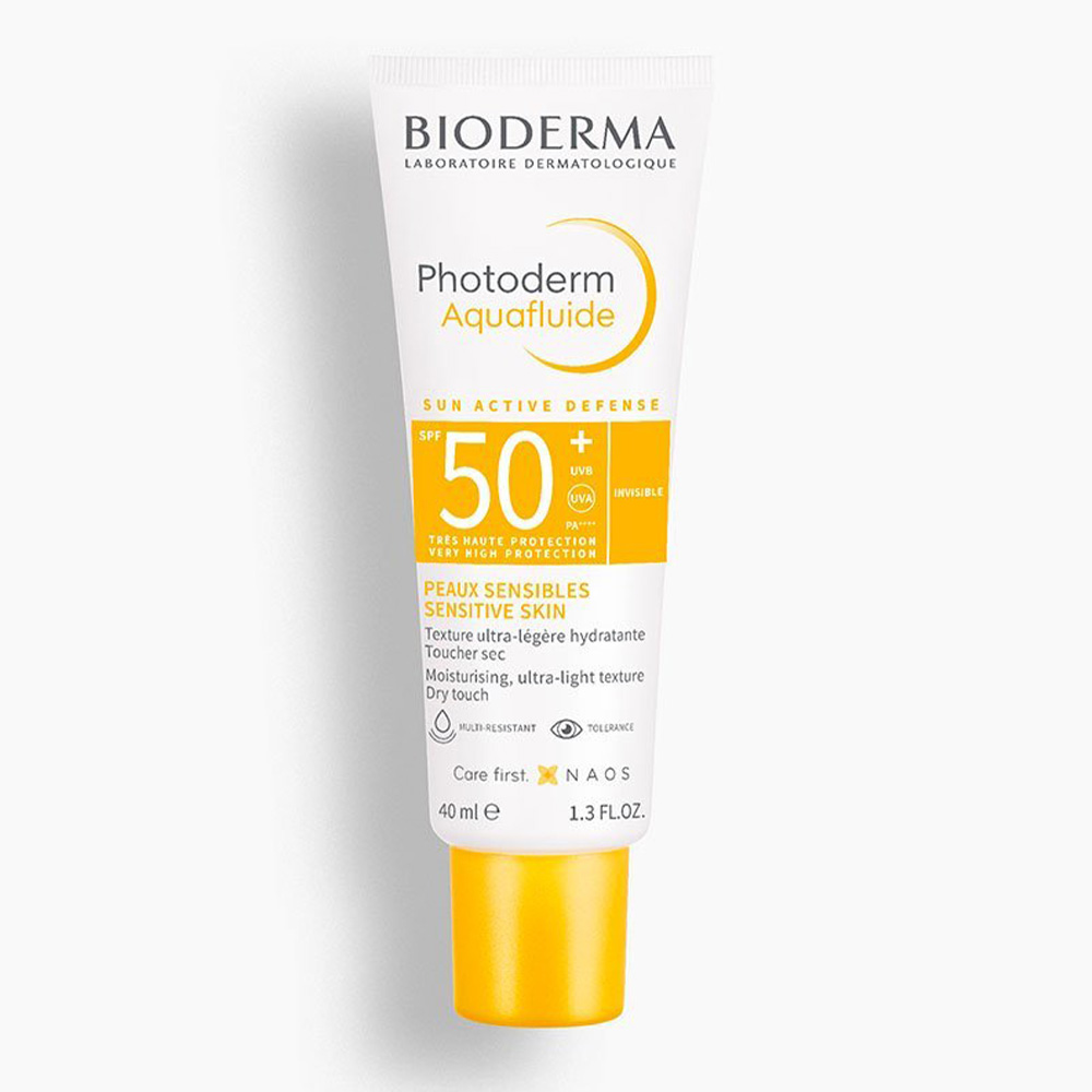bioderma-photoderm-aquafluide-spf50 کرم ضد آفتاب بایودرما مدل فتودرم آکوافلوئید SPF 50 - Image 1