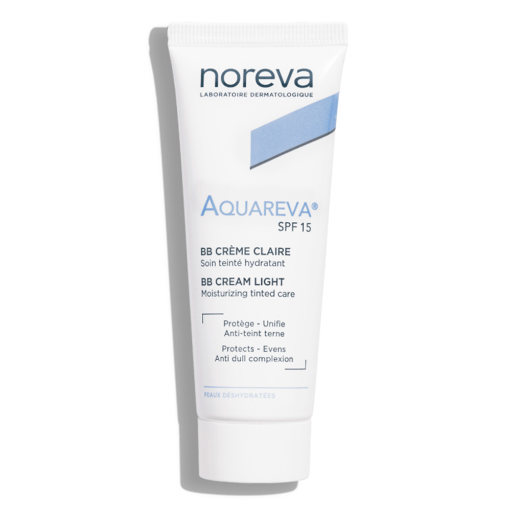 noreva-bb-cream-light-spf-15-shade-light بی بی کرم آکواروا SPF 15 نوروا رنگ روشن