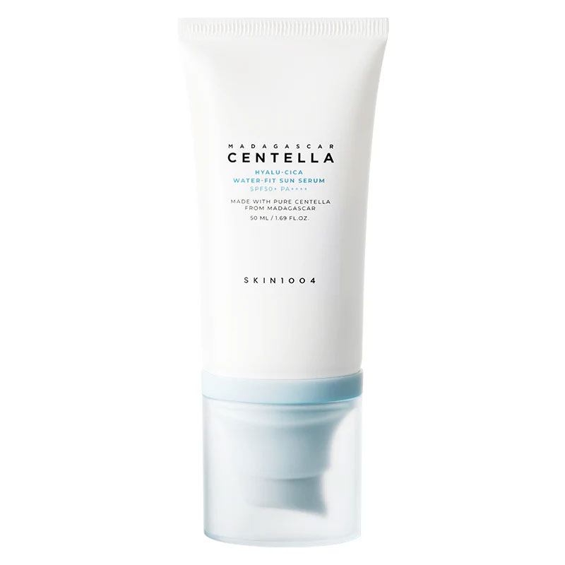 skin1004-madagascar-centella-hyalu-cica-water-fit-sun-serum سرم ضد آفتاب هیالو سیکا ماداگاسکار سنتلا (Madagascar Centella Hyalu-Cica Water-Fit Sun Serum)