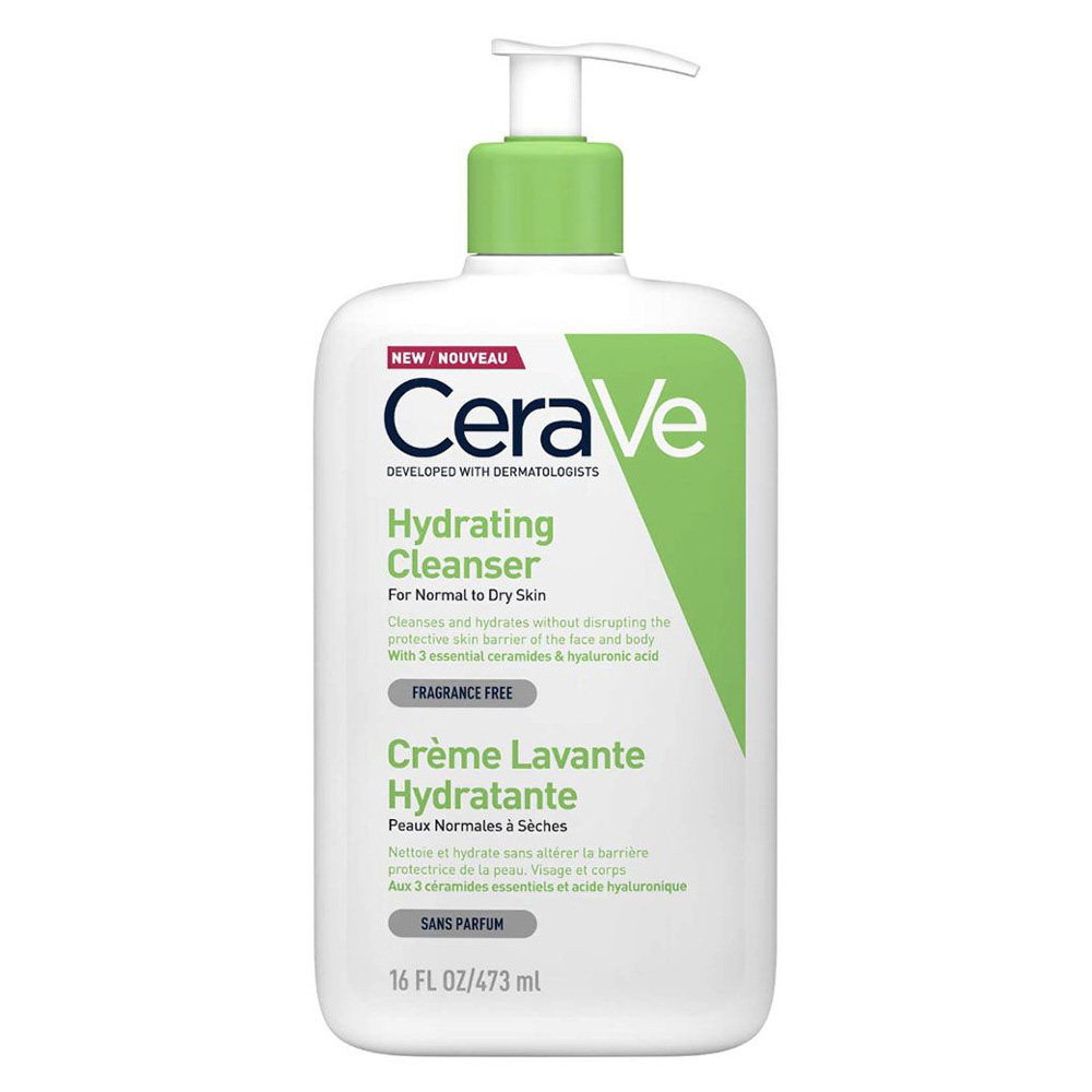 cerave-hydrating-cleanser-normal-to-dry ژل شستشو و آبرسان سراوی پوست نرمال تا خشک (CeraVe Hydrating Cleanser - For Normal to Dry Skin)