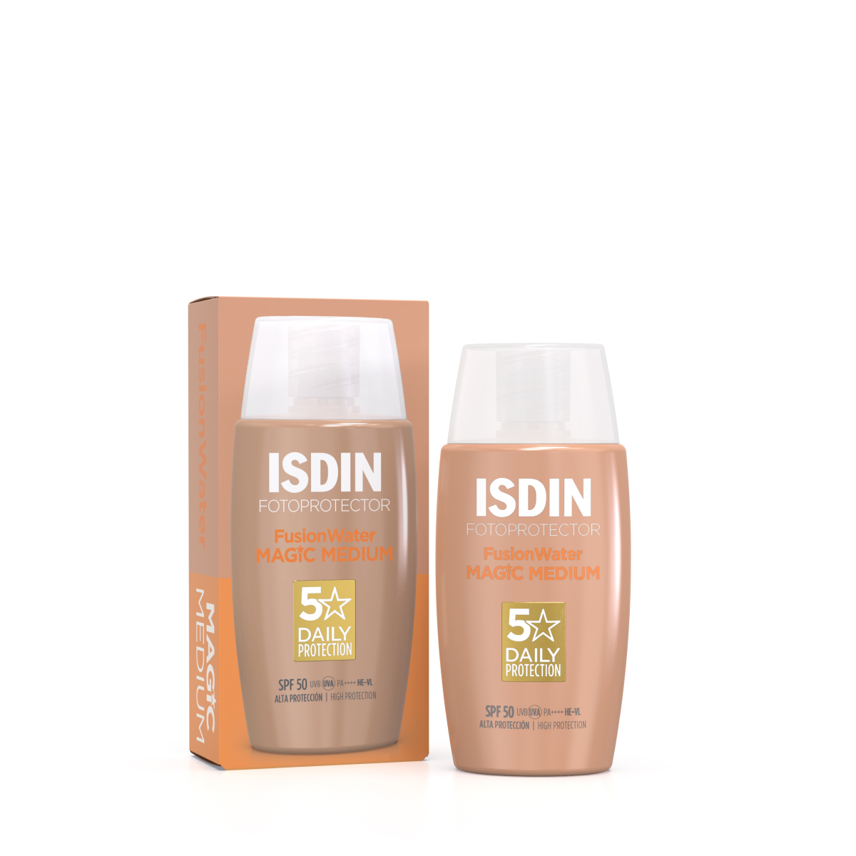 isdin-fusion-water-magic-medium-spf-50 ایزدین فیوژن واتر مجیک مدیوم