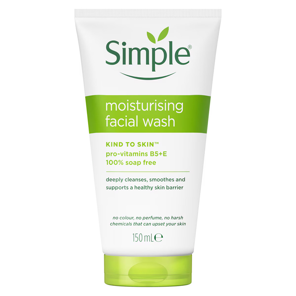 simple-moisturising-face-wash ژل شستشوی صورت سیمپل، مدل moisturising مناسب انواع پوست