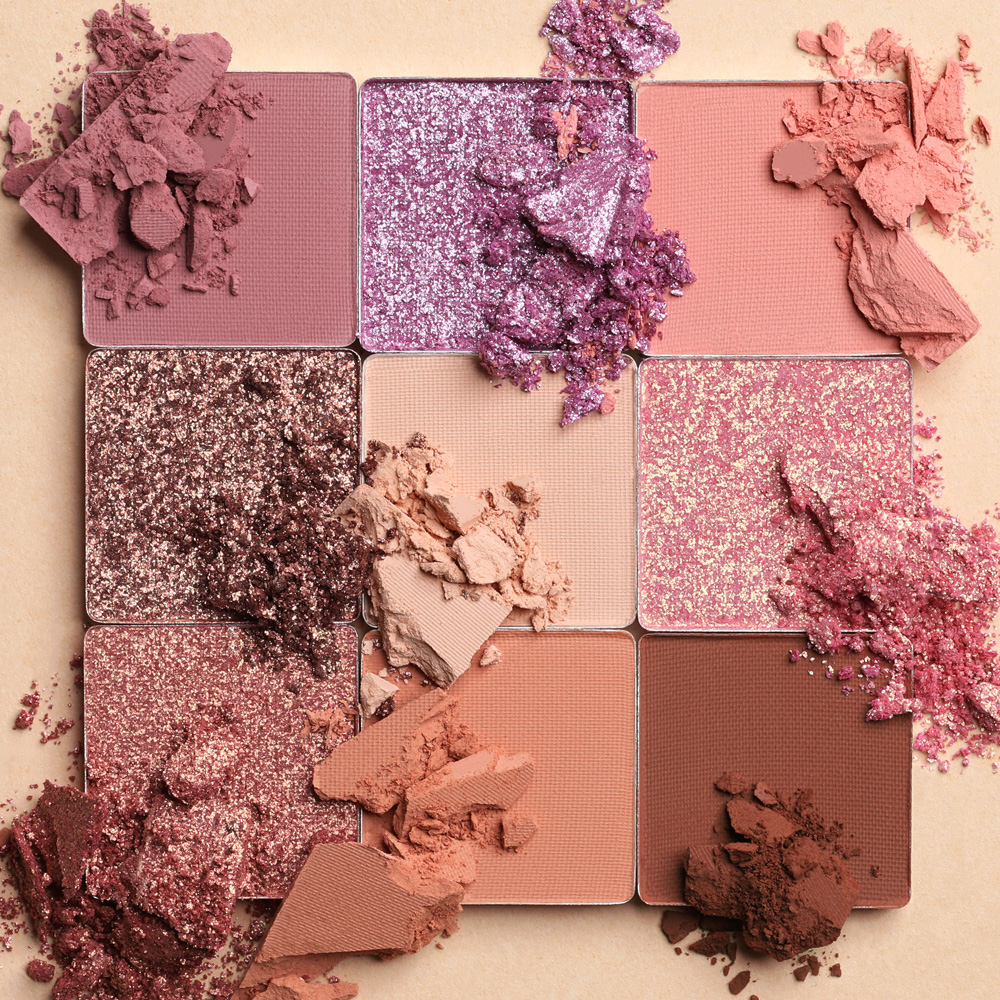 huda-beauty-nude-obsessions-light-eyeshadow-palette-colors رنگ های پالت سایه هدی بیوتی NUDE Light