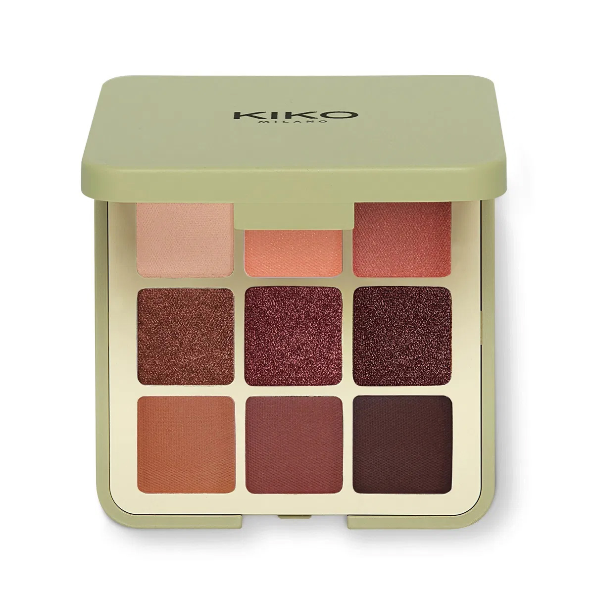 kiko-green-me-eyeshadow-palette-feisty-saffron پالت سایه چشم کیکو مدل Green Me Eyeshadow Palette