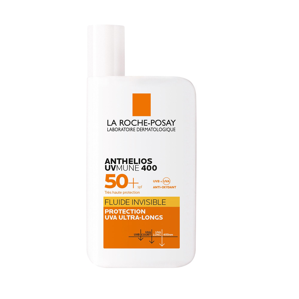laroche-posay-anthelios-uvmune-400-invisible-fluid ضد آفتاب لاروش پوزای مدل فلوئید بی رنگ UVMune 400