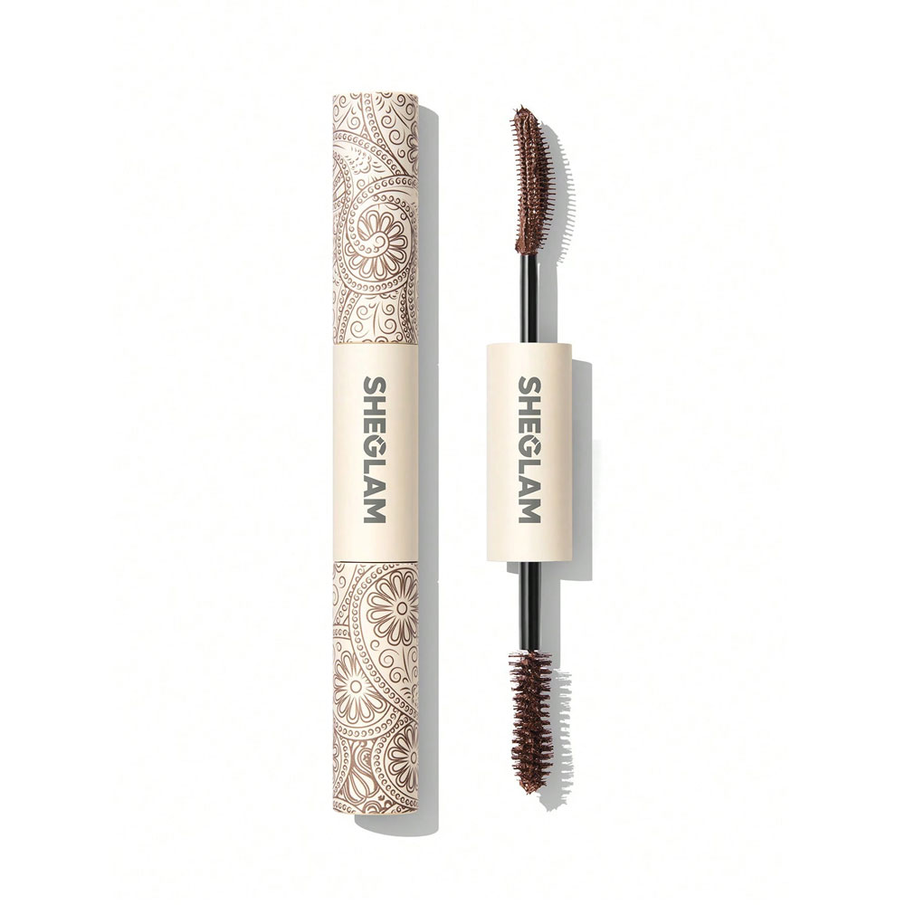 sheglam-all-in-one-volume-length-mascara-waterproof-macchiato ریمل رنگی دوسر شیگلم مدل All-In-One ضد آب رنگ Macchiato