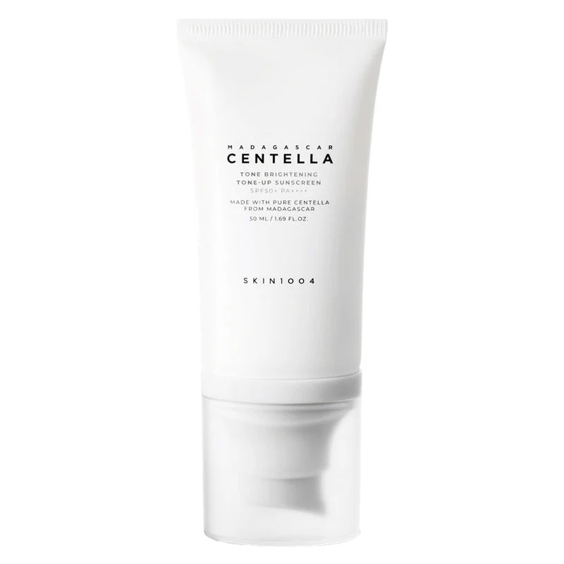 skin1004-madagascar-centella-tone-brightening-tone-up-sunscreen ضد آفتاب روشن کننده تون آپ سنتلا (Skin1004 Madagascar Centella Tone Brightening Tone-Up Sunscreen SPF 50+)