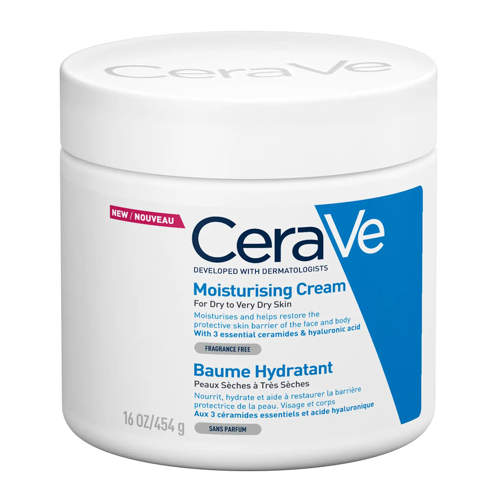 cerave-moisturizing-cream کرم مرطوب کننده سراوی مناسب پوست خشک