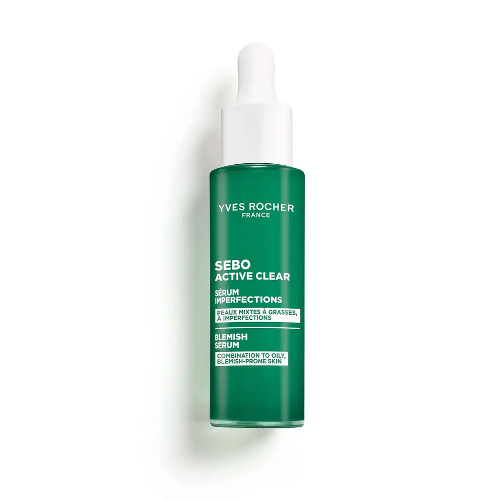 yves-rocher-blemish-serum سرم ضدجوش ایوروشه مدل Sebo Active Clear Blemish Serum