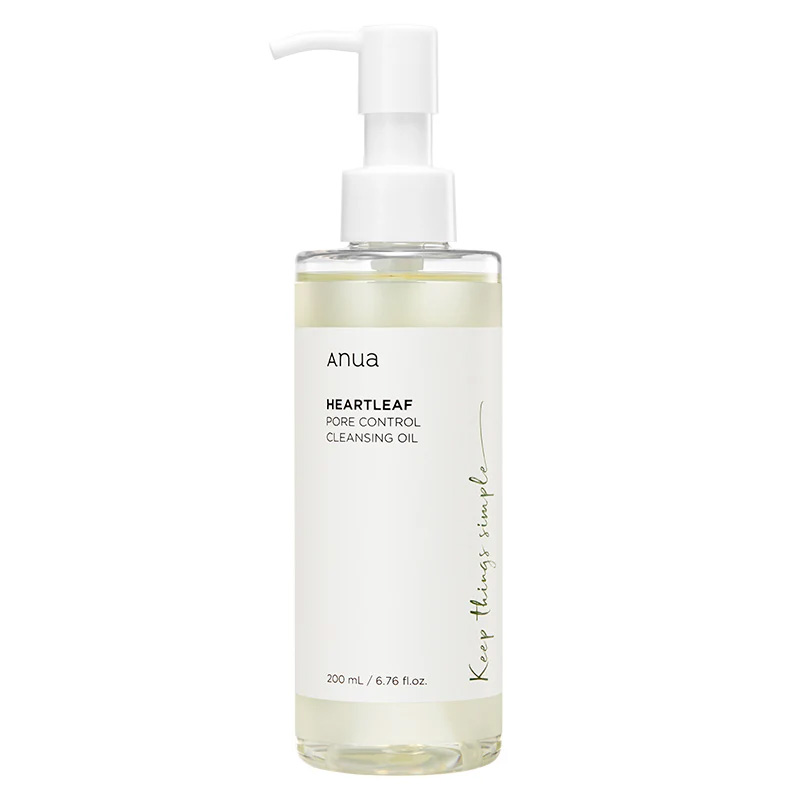 anua-heartleaf-pore-control-cleansing-oil روغن پاک کننده و کنترل منافذ آنوا مدل Heartleaf