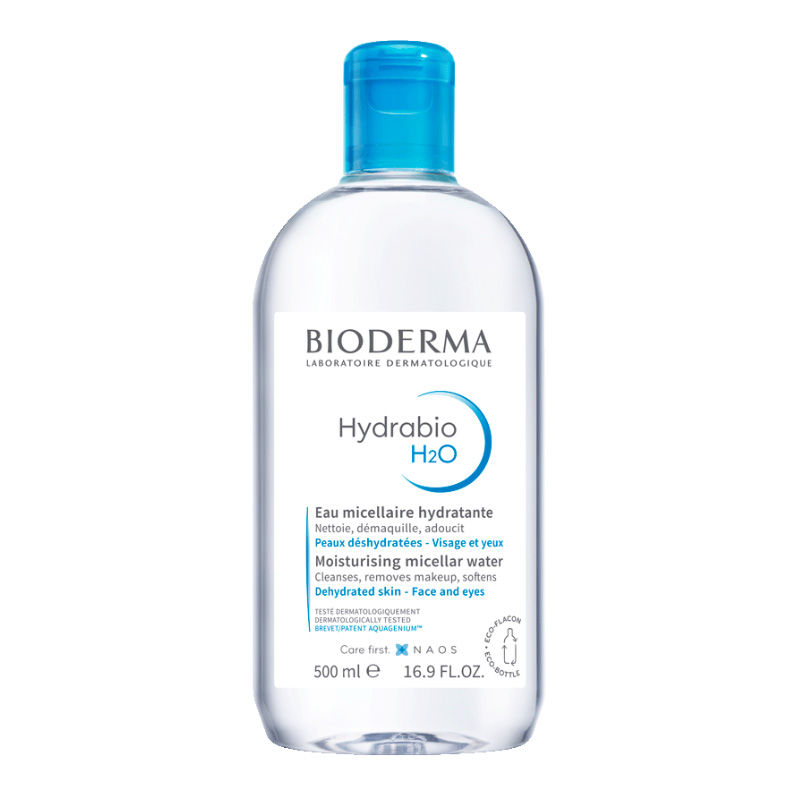 میسلار واتر پوست خشک بایودرما مدل Hydrabio H2O