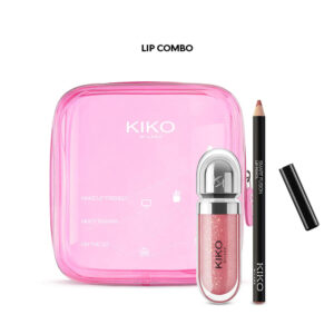 ست لیپ گلس و خط لب کیکومیلانو، مدل Lip Combo به همراه کیف