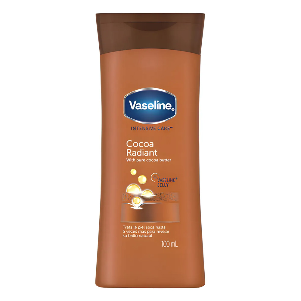 vaseline-cocoa-radiant-body-lotion-100ml لوسیون مسافرتی کاکائویی وازلین