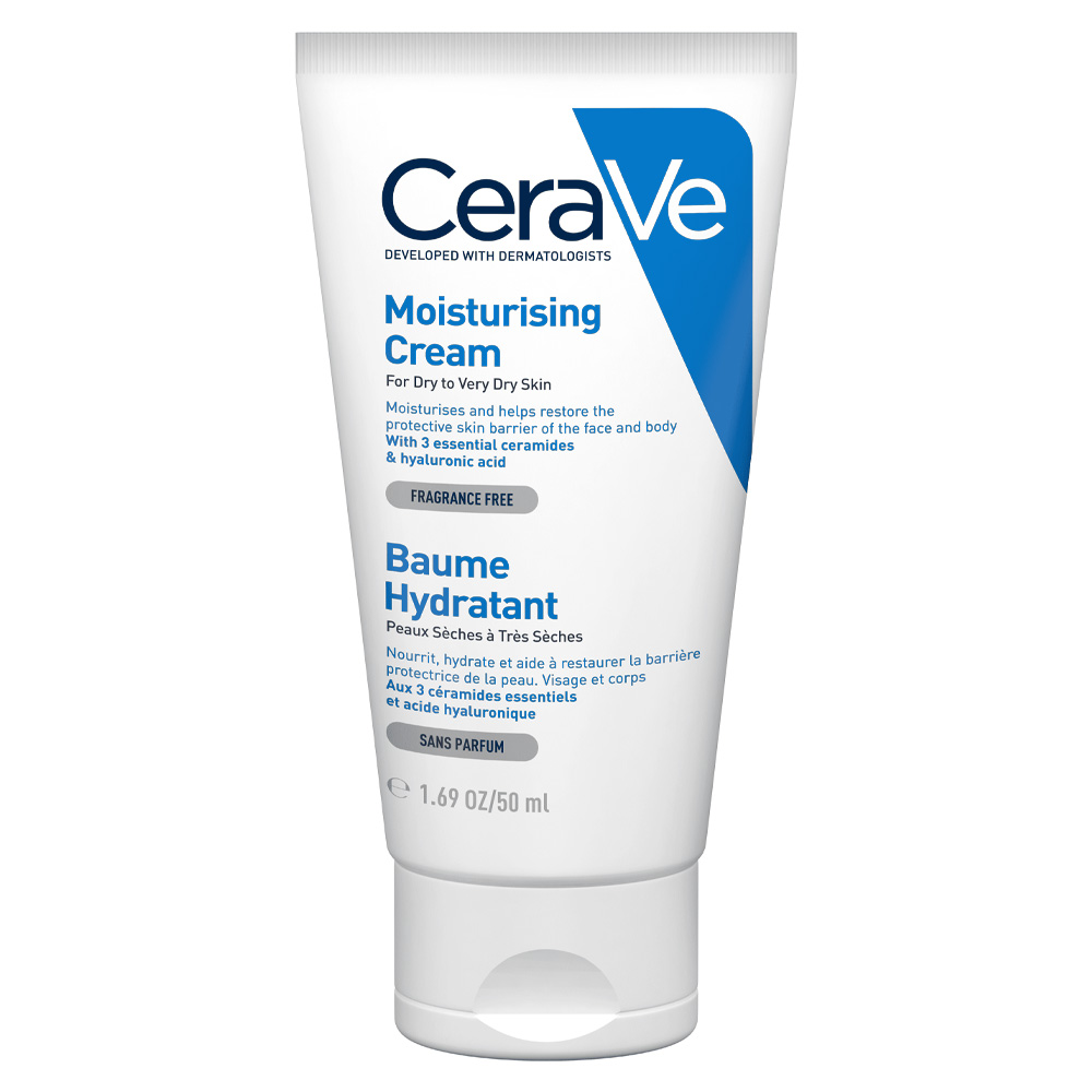 cerave-moisturising-cream-tube-50ml کرم مرطوبکننده تیوپی سراوی CeraVe Moisturising Cream Tube