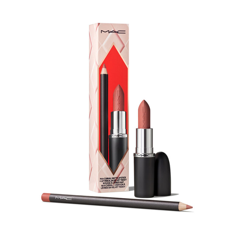 رژ لب و خط لب مک (MAC) مدل Topsy Teddy Lip Kit