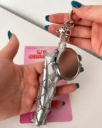 آویز کیف و هولدر لیپ گلاس آینه‌دار نوچی Nucci Lip Charms - Image 2