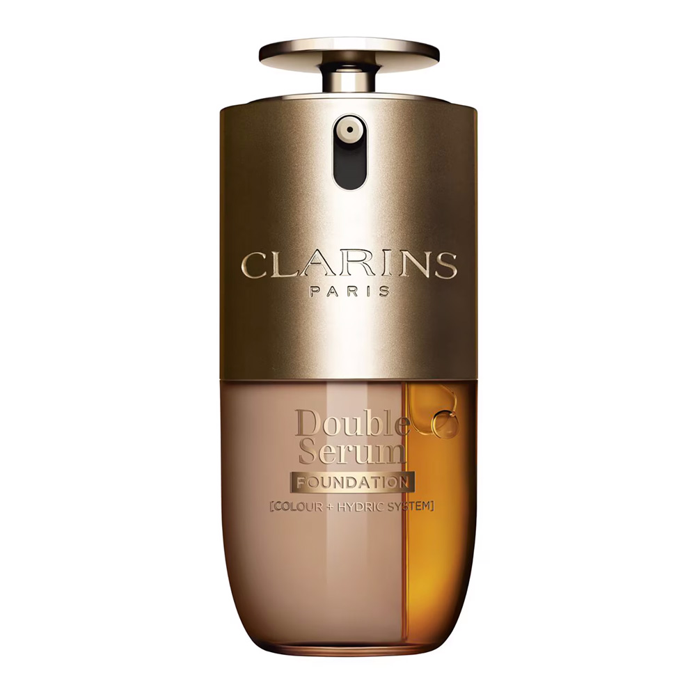clarins-double-serum-foundation-m1c کرم پودر دابل سرم کلارنس Clarins Double Serum Foundation