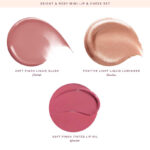 ست رژگونه، هایلایتر و لیپ اویل رر بیوتی Rare Beauty Bright & Rosy Mini Lip And Cheek Set - تصویر 4