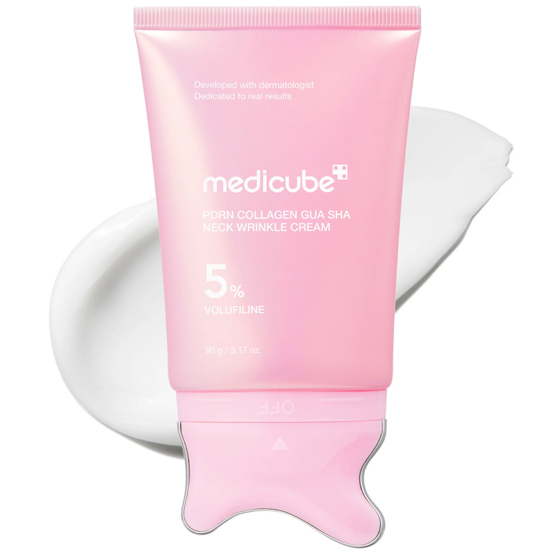 کرم لیفت گردن PDRN مدی کیوب مدل Gua Sha