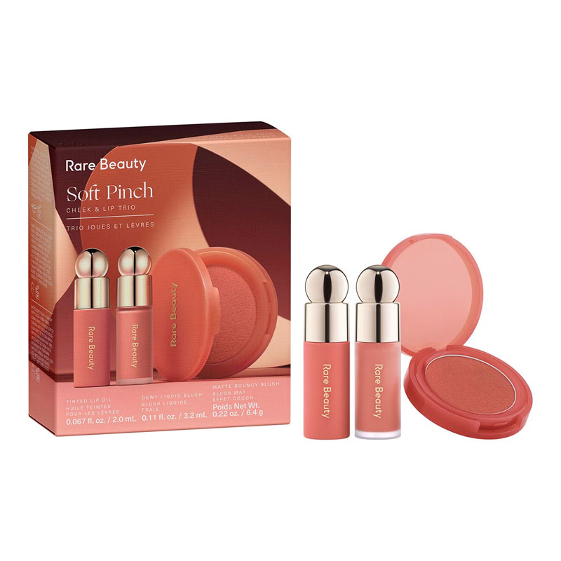 ست رژگونه و لیپ اویل رر بیوتی Soft Pinch Cheek & Lip Trio